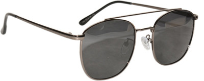 PETER JONES Rectangular Sunglasses(For Men & Women, Black)