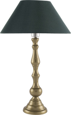 Homesake gold brushed lamp with green shade Table Lamp(55 cm, Green)