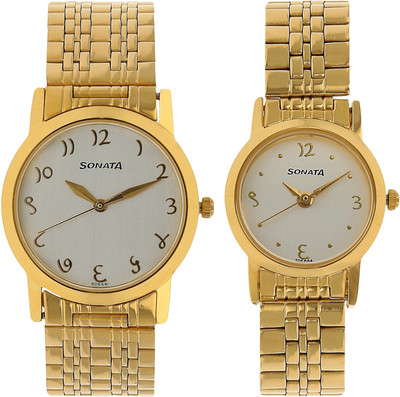 Sonata 71178137YM01C Analog Watch - For Men & Women