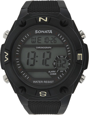 SONATA NH77033PP04 Digital Watch For Men SONATA Wrist Watches