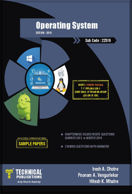 Operating System For T.Y. MSBTE(I SCHEME) (V COMP/IT-22516)(English, Paperback, Iresh A. Dhotre, Poonam A. Vengurlekar, Hitesh K. Mhatre)