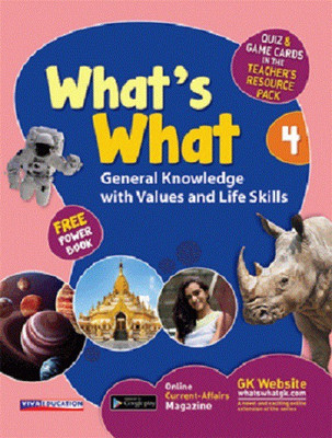 What's What - 4, 2019 Ed.(English, Paparback, Viva Education)