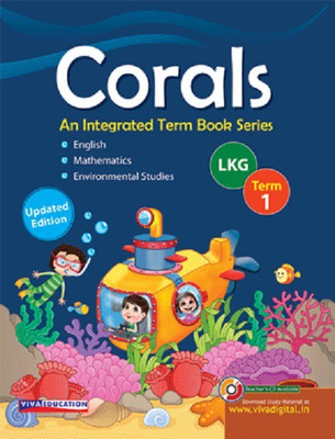 Corals: Term Books, Class LKG, Term 1, 2019 Ed.(English, PAPARBACK, Viva Education)