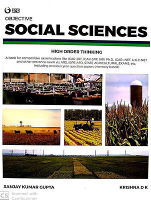 Objective Social Sciences - ICAR-SRF,IARI,Ph.D.,ICAR-NET,U.G.C.-NET and other Entrance Exam., ARS,IBPS-AFO,STATE Agricultural Exams. etc.(English, Paperback, Sanjay Kumar Gupta, Krishna D.K.)