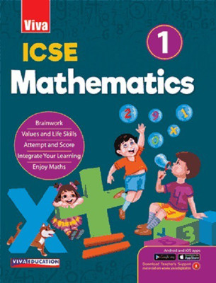 ICSE Mathematics - 1, 2019 Ed.(English, Paparback, Viva Education)