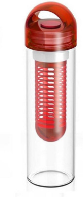Luxula Fruit Mixer Water Bottle 700 ml Bottle(Pack of 1, Red, Plastic)