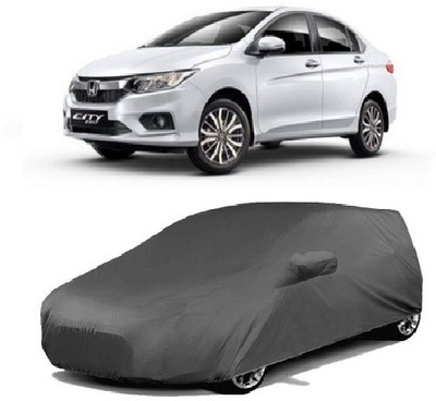 SHT Car Cover For Honda City i-Dtec (With Mirror Pockets)(Grey)