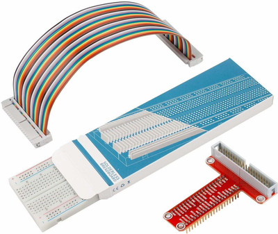 Electrobot T Type GPIO Breakout board for Raspberry Pi 3 2 Mode B/B+ Educational Electronic Hobby Kit