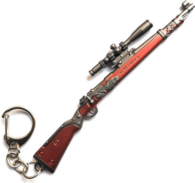 Swag Brother PUBG GodZilla Devil Skin Kar98 Sniper With 8x Scope Key Chain