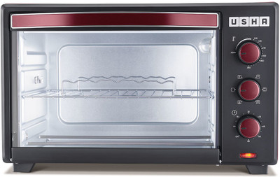 Usha 35-Litre 3635Rc Oven Toaster Grill (OTG)Â Â (Wine & Matte Black)