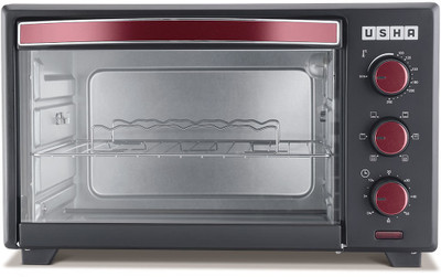 Usha 29-Litre 3629R Oven Toaster Grill (OTG)Â Â (Wine & Matte Black)