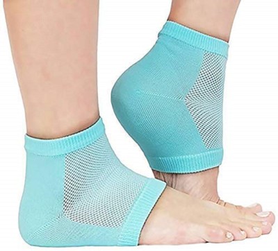 FIVANIO Heel Pain Relief Silicone Gel Heel Socks | Heel Protector Socks Heel Support(Multicolor)