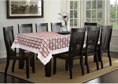 Bluegrass Printed 6 Seater Table Cover(Multicolor, PVC)