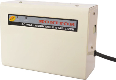 Monitor 4 KVA For 1.5 Ton AC Voltage Stabilizer With 5 Year Warranty 100% Copper White