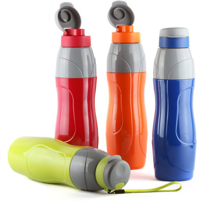cello 900 ml Plastic Bottle(Pack of 4, Multicolor)