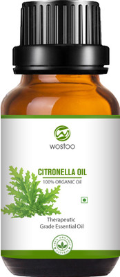 Wostoo Citronella Essential Oil for Candle Making and Torches, Skin Use (30 ml)(30 ml)
