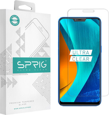Sprig Tempered Glass Guard for OPPO A5, Oppo A3s, Realme 2, Realme C1(Pack of 1)