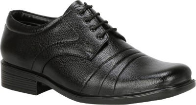 Vincenzo Extra Comfort Big Size Formal Leather Derby For Men(Black , 14)