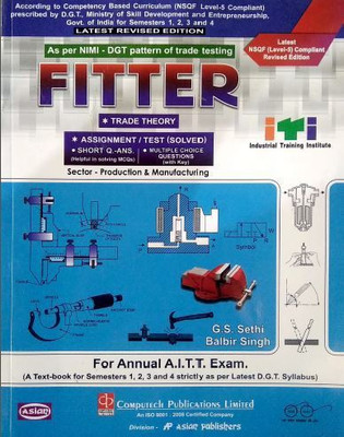 Sem.-1,2,3&4 (2014 Syll.) Fitter Th. & Asst./Test-Solved(English, Paperback, Sethi)