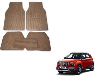 Auto Hub Fabric Standard Mat For  Hyundai NA(Beige)
