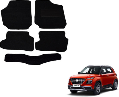 Auto Hub Fabric Standard Mat For  Hyundai NA(Black)