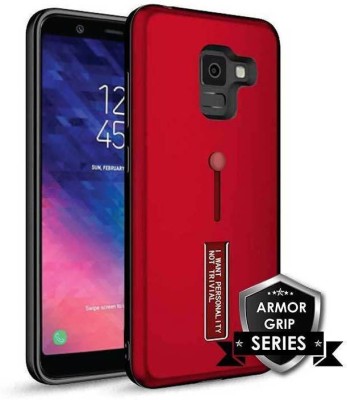 SAPCASE Back Cover for Samsung Galaxy J6(Red, Rugged Armor, Pack of: 1)
