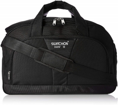 KUBER INDUSTRIES Canvas Travel Duffle Bag (Black) Switchon BMW 4 -CTKTC8847 Duffel Without Wheels