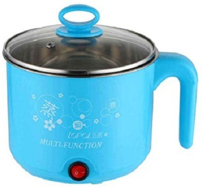 PRATYANG Multifunction Portable Electric Pot/Mini Cooker for Travel/Hostel Electric Pressure Cooker, Food Steamer, Egg Cooker, Egg Boiler(1.8 L, Blue)