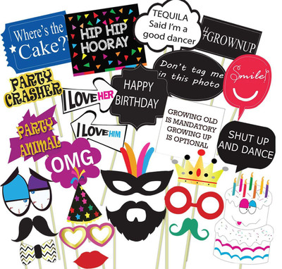 Zahuu PSAH-3145 Photo Booth Board(Party)