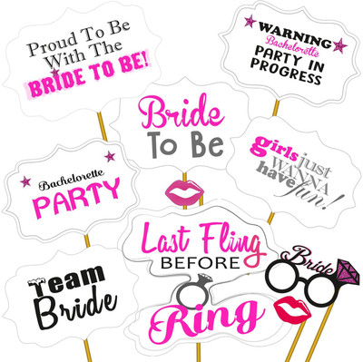 Zahuu PSAH-3142 Photo Booth Board(Bachelorette, Wedding)