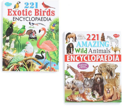 221 Amazing Wild Animals + 221 Exotic Birds(Paperback, Sawan)