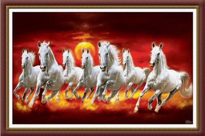 god & god's 91.44 cm Canvas HD Digital Painting 49018 Self Adhesive Sticker(Pack of 1)