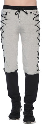 Leebonee Solid Men Black Track Pants