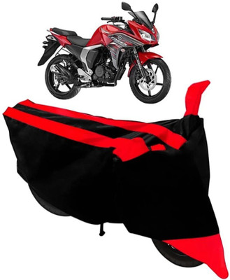 ELECTRIBLES Two Wheeler Cover for Yamaha(Crux, Black, Red)