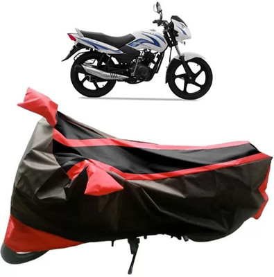 ELECTRIBLES Two Wheeler Cover for TVS(Jupiter, Black, Red)