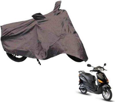 COVERPLANET Waterproof Two Wheeler Cover for Hero(Electric Optima, Grey)