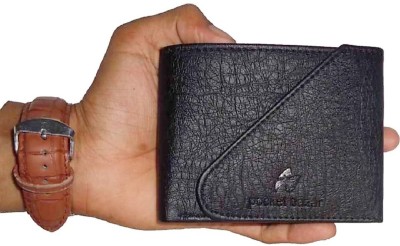 pocket bazar Girls Casual Black Artificial Leather Wallet(7 Card Slots)