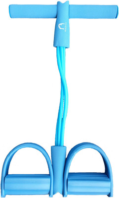 Bodylastics Resistance Band with Hand & Foot Handles for Core Abdomen, Waist Ab Exerciser(Blue)