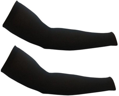 FOXSTON Cotton Arm Sleeve For Men & Women(Free, Black)