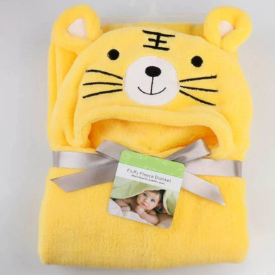 BRANDONN Embroidered Single AC Blanket for  AC Room(Poly Cotton, YELLOW TIGER)