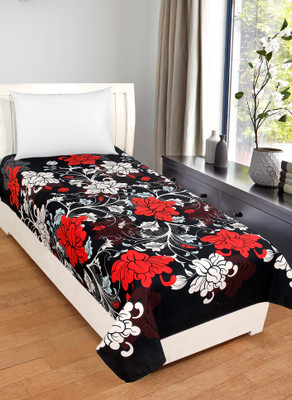 FABBRICK 120 TC Polycotton Single Printed Flat Bedsheet(Pack of 1, Multicolor)