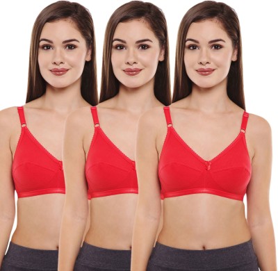 BodyCare by Bodycare Creations Women Full Coverage Non Padded Bra(Red)