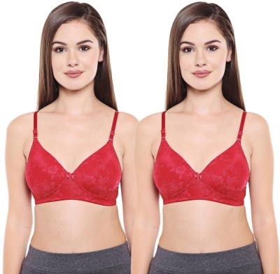BodyCare by Bodycare Creations Women Full Coverage Heavily Padded Bra(Red)