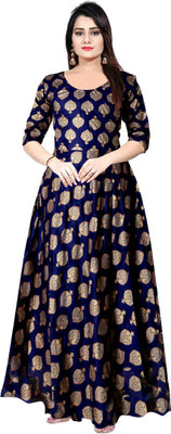 JWF Flared/A-line Gown(Black)