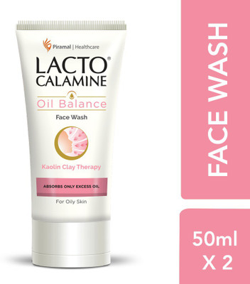 Lacto Calamine Oil Balance Face Wash (Pack of 2) Face Wash(100 ml)