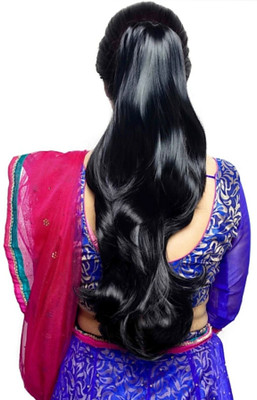 Alizz clip on and go curly claw hairpiece like real Hair Extension