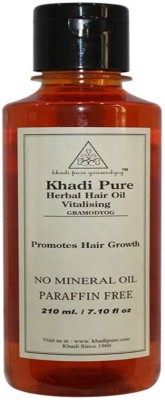 KHADI Pure Herbal Vitalising Hair Oil (Pack of 1) Hair Oil(210 ml)