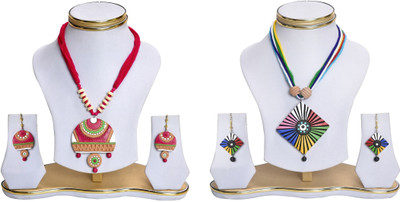 Rai Collection Terracotta Multicolor Jewellery Set(Pack of 1)