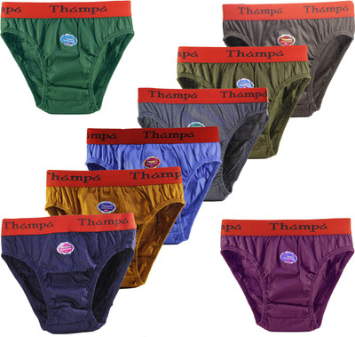 Thampa Brief For Boys(Multicolor Pack of 8)