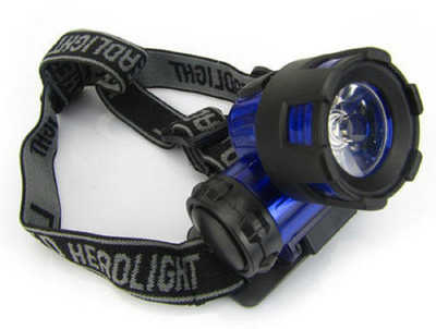 SEASPIRIT LED High Power Zoom Headlamp Camping Night Head Light Torch LED Headlamp(Blue)